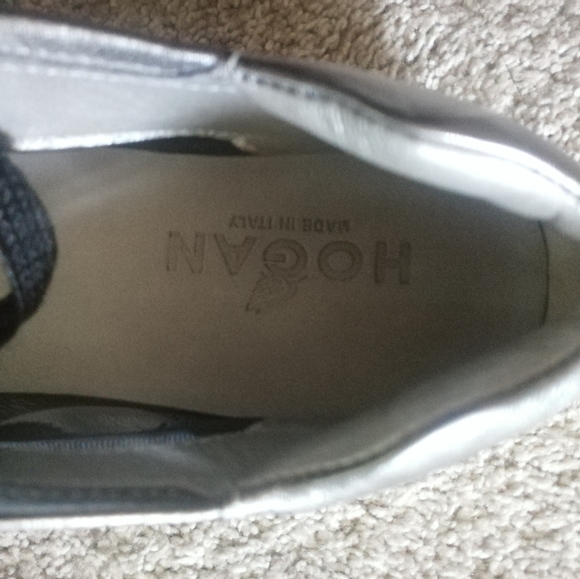 Hogan Brand New Black Sneaker Ballet Flats Size 7 - Picture 6 of 6